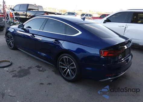 2018 Audi S5 3.0T Premium Plus z USA, uszkodzony, nr VIN WAUC4DF55JA038277